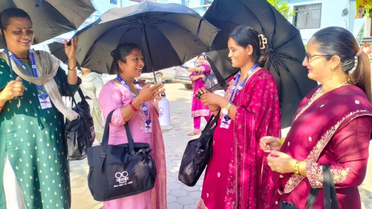 IEC Material Distribution to fronline leaders at Surkhet